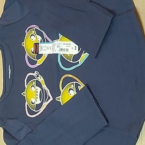 Baby Shark, Nickelodeon, Okie Dokie Blue Girls long sleeve in size 5T w Sharks